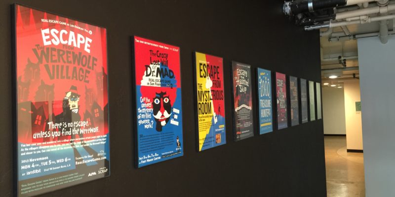 Posters from SCRAP's previous events in San Francisco.