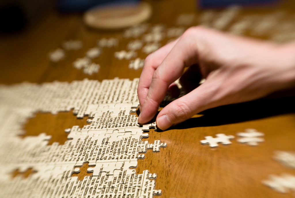 In an escape room, expect to solve jigsaw puzzles with up to 12 pieces, not 512 pieces (whew).